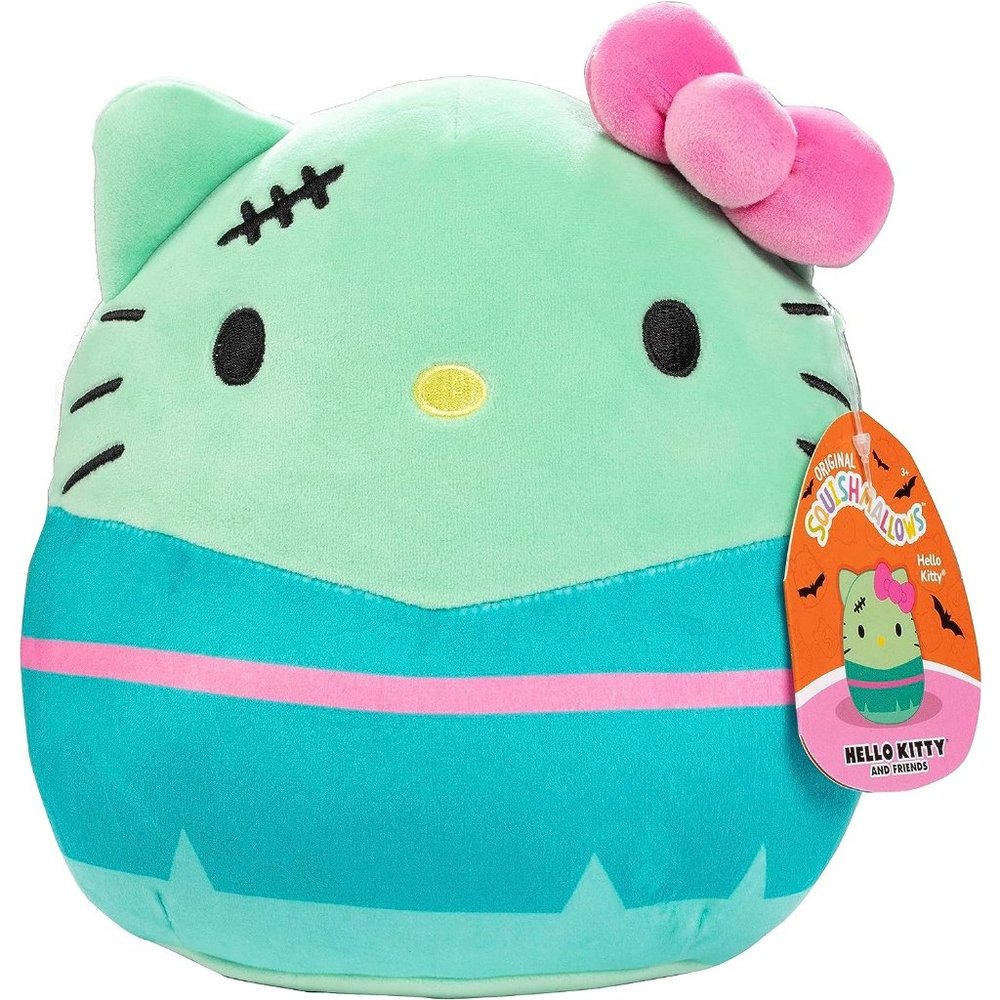 8" Halloween Hello  FrankenKitty Officially Licensed Sanrio Stuffed Animal Toy